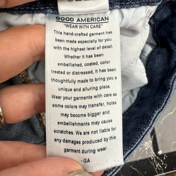 EUC Women's GOOD AMERICAN Good Legs Skinny Jeans in Blue004 | Size 8/29 - Picture 11 of 11